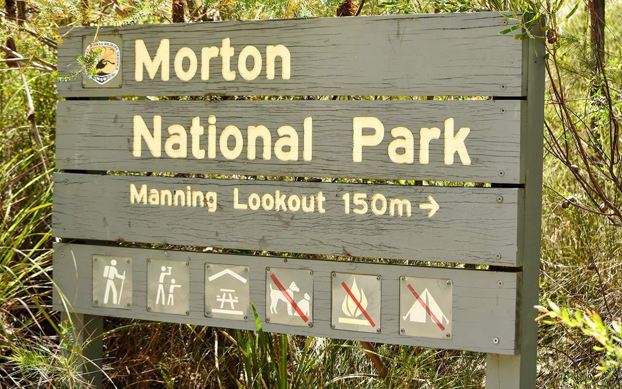 Morton National Park is on the way from Sydney to Kangaroo Valley