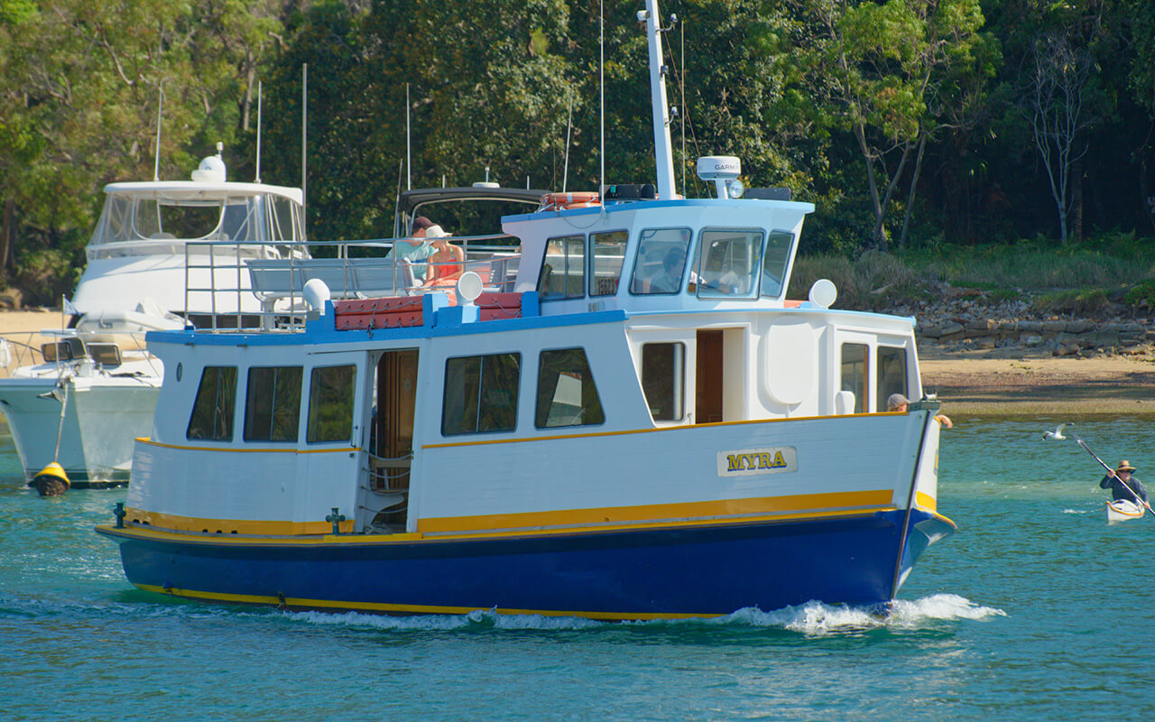 Take the ferry to the Basin, Sydney from Palm Beach