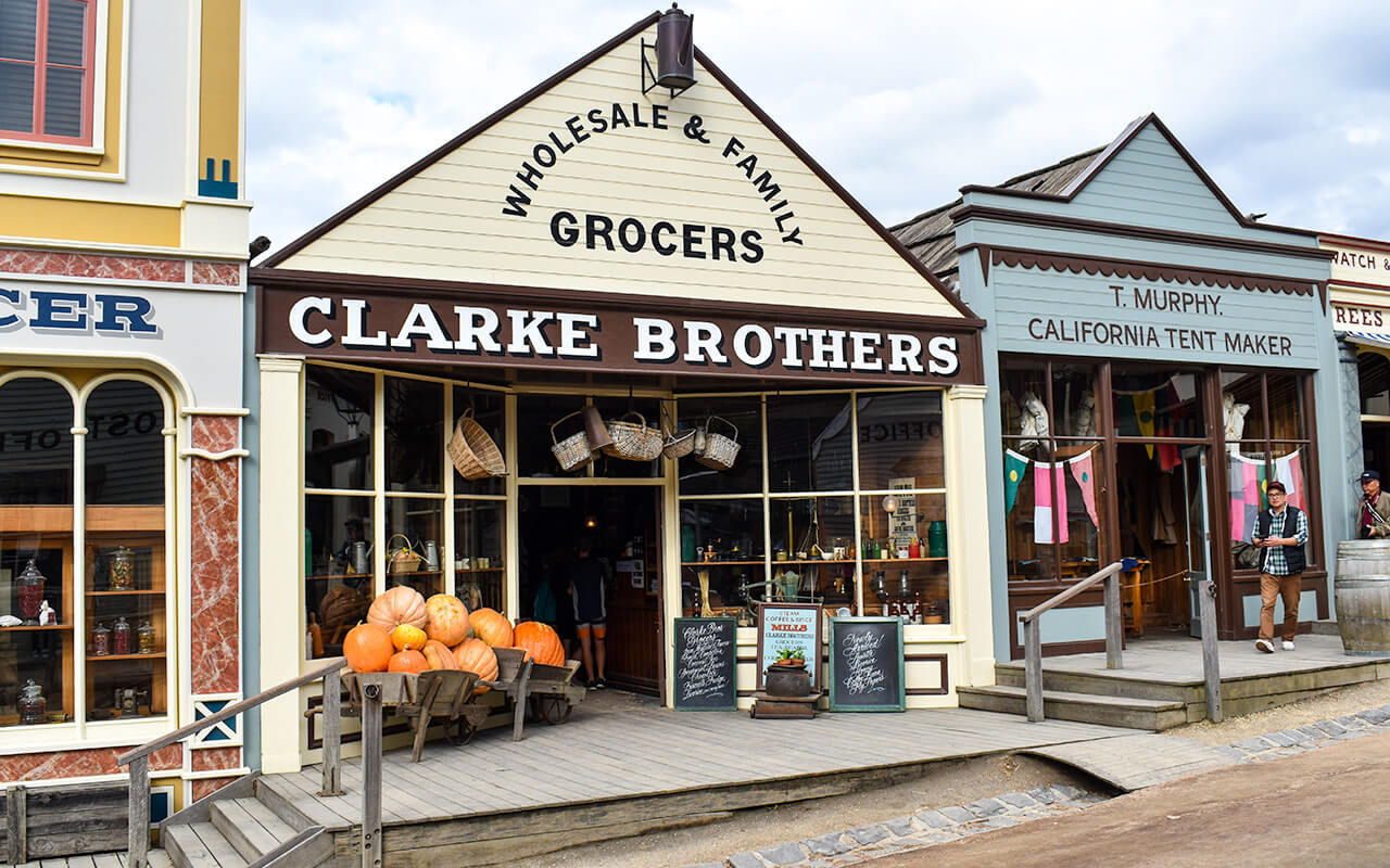 The grocer and tent maker are two charming shops to feature in my Sovereign Hill photos
