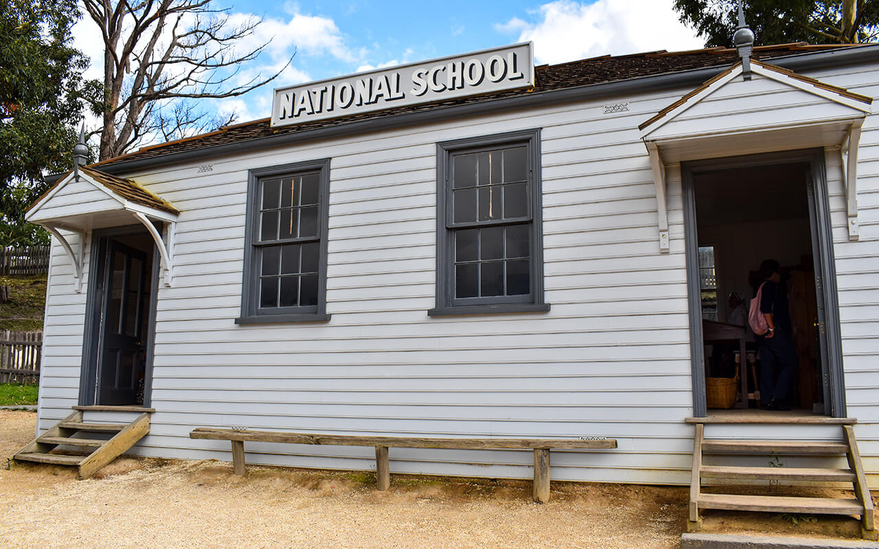 Sovereign Hill photos should also include the local school