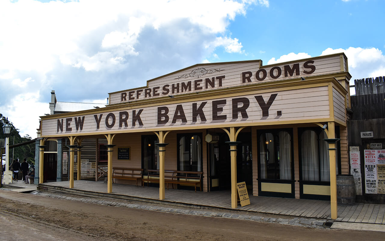 The New York Bakery is good lunch while you plan your Sovereign Hill photos