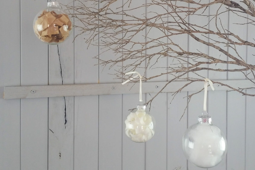 Easy Handmade Christmas Baubles