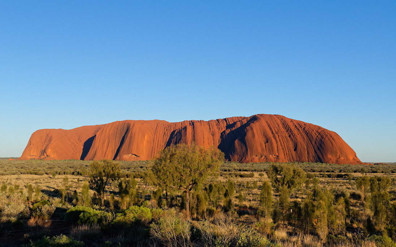 The rock is the most majestic Uluru sight
