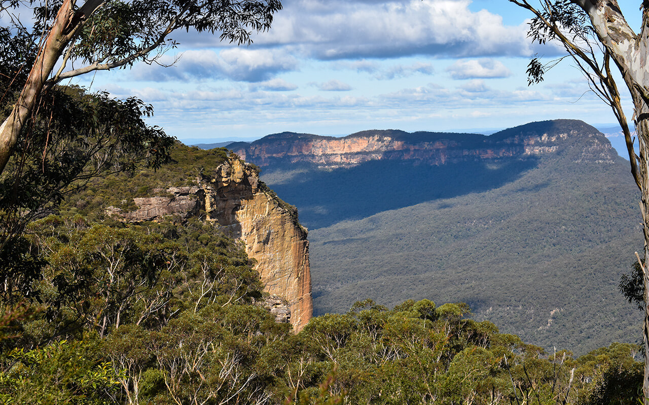 Narrow Neck is one of the lookouts overlooking the Blue Mountains Megalong Valley