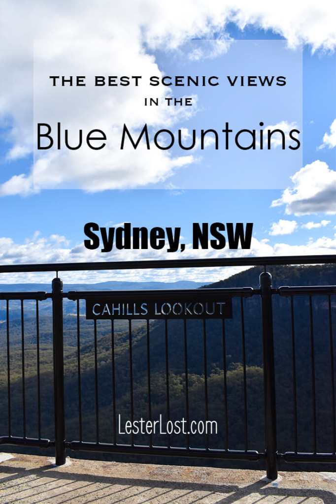 The Blue Mountains are an easy drive less than 2 hours from Sydney, NSW. There are many stunning lookouts with sweeping views over the blue valleys.