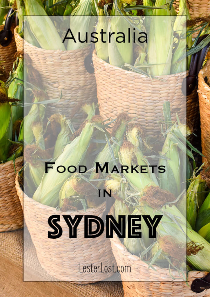 Australia is rich in locally grown foods and if you live in Sydney, there are a number of food markets to visit.