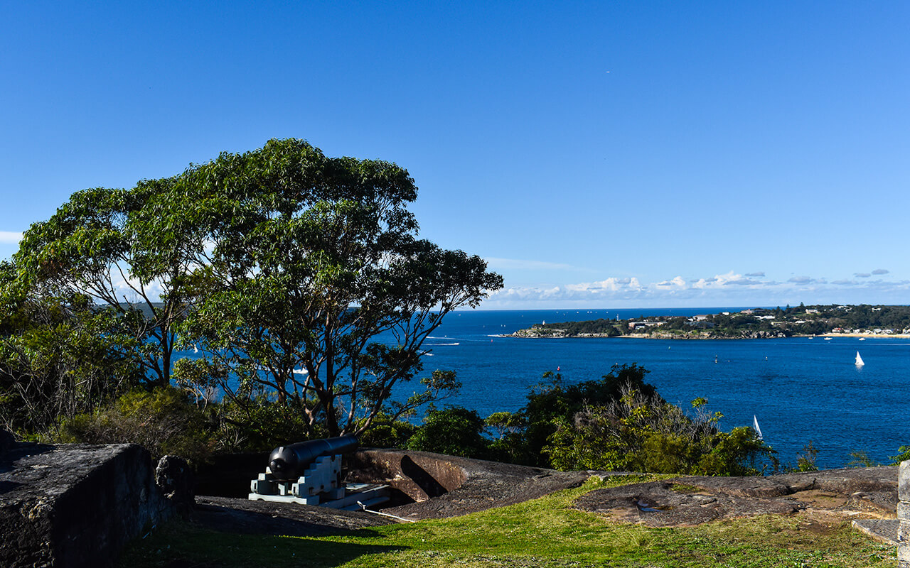 Middle Head in Sydney still has the old military gun pits