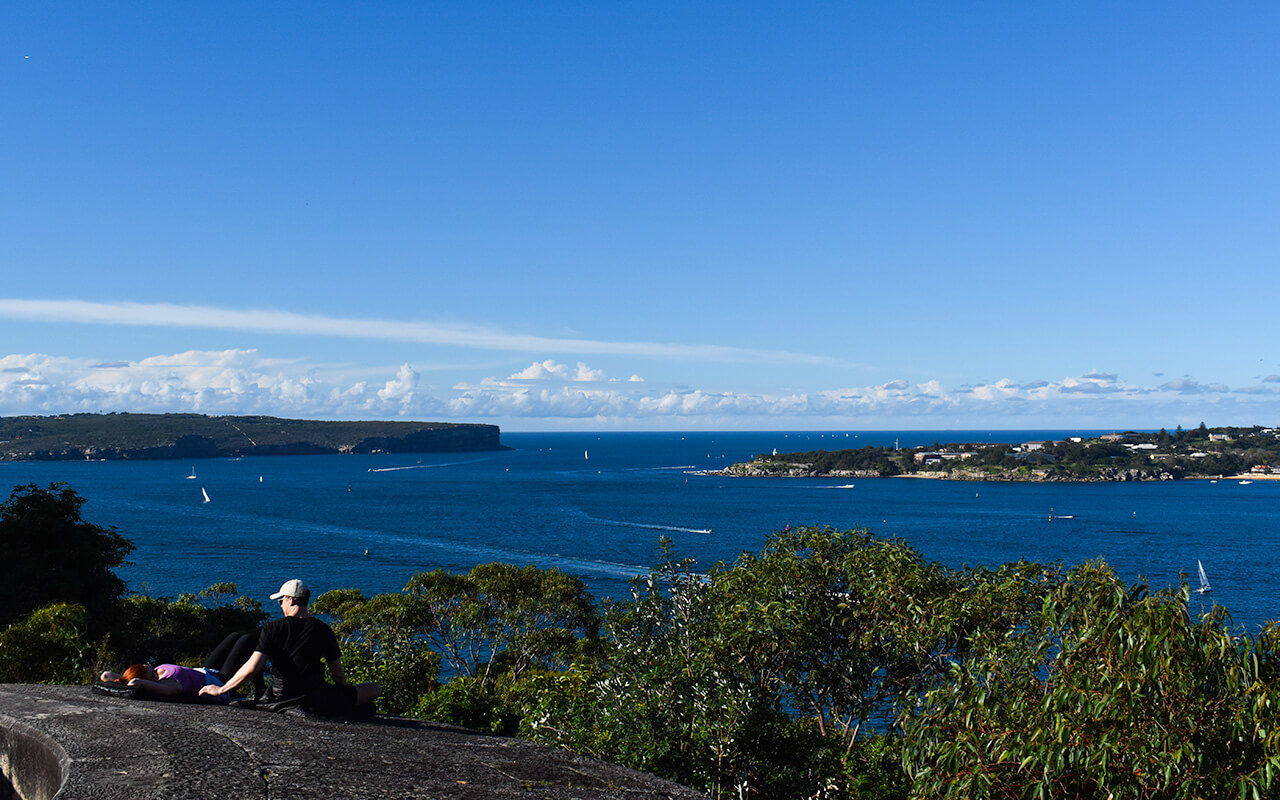 Middle Head in Sydney gives sweeping views over South Head and North Head