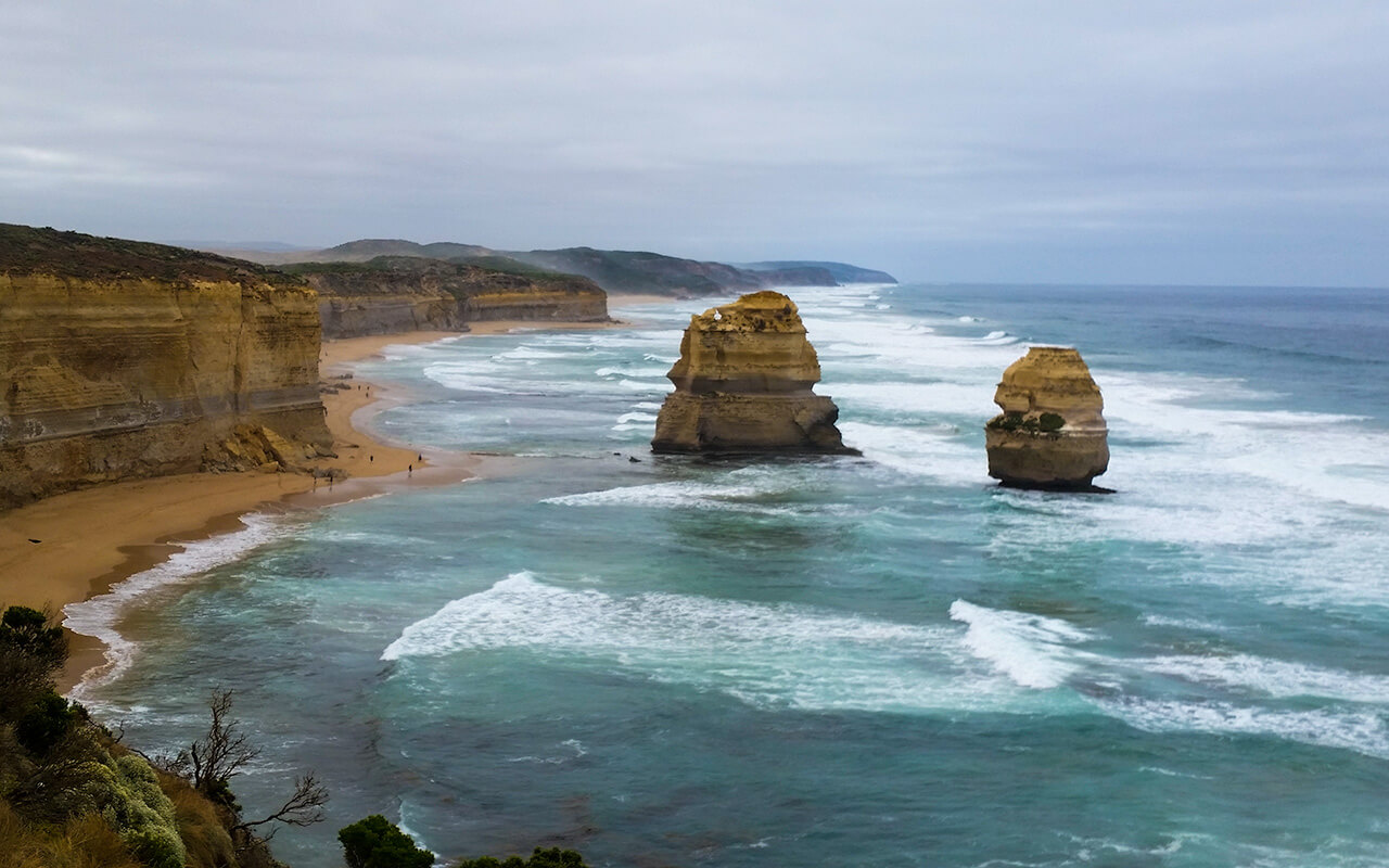 The Great Ocean Road is of the best day trips from Melbourne