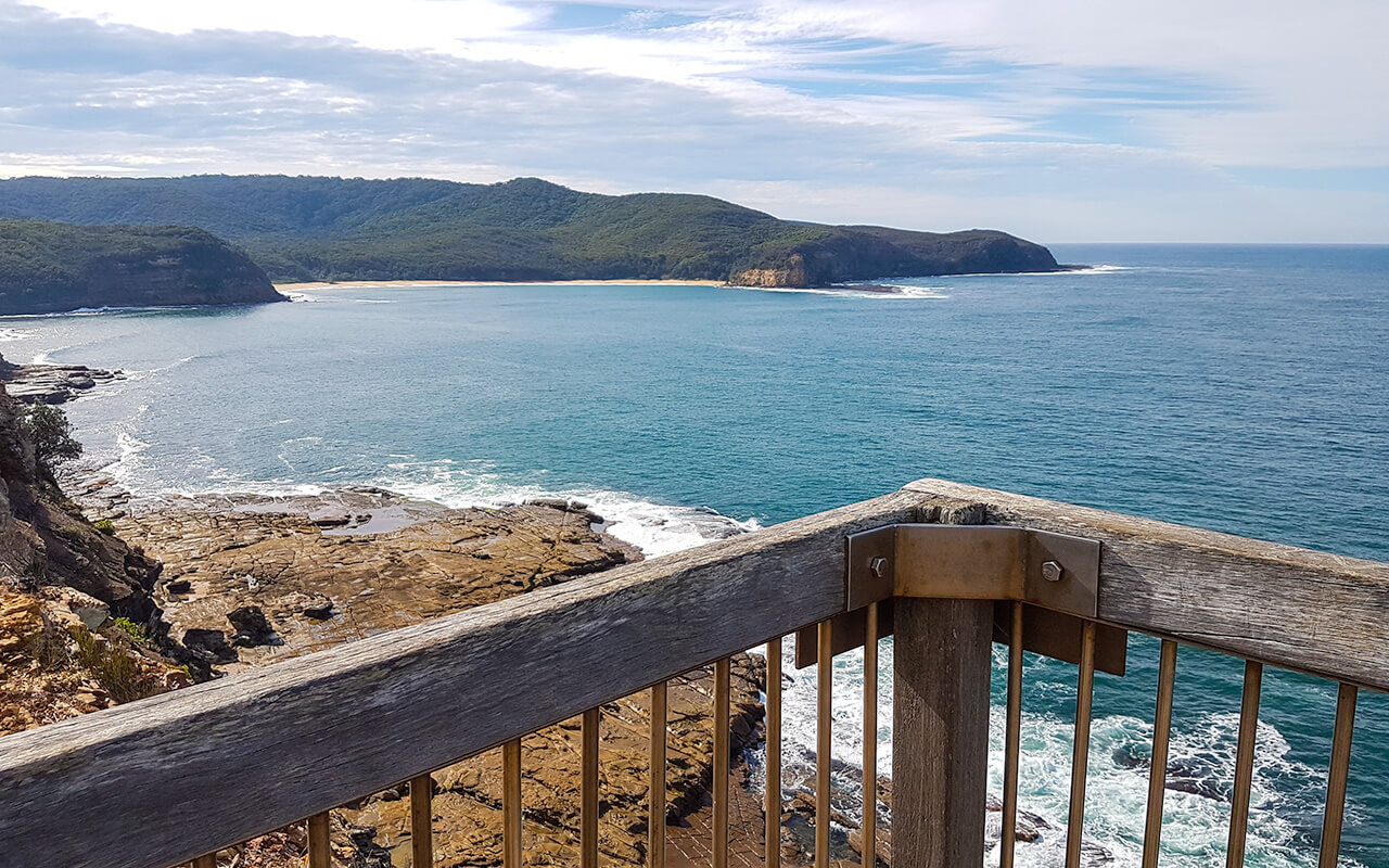 At Bouddi National Park, Gerrin Point Lookout has some beautiful views over the NSW Central Coast