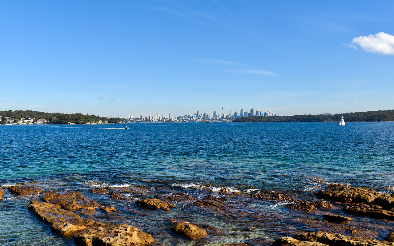 The magnificent harbour from Sydney South Head
