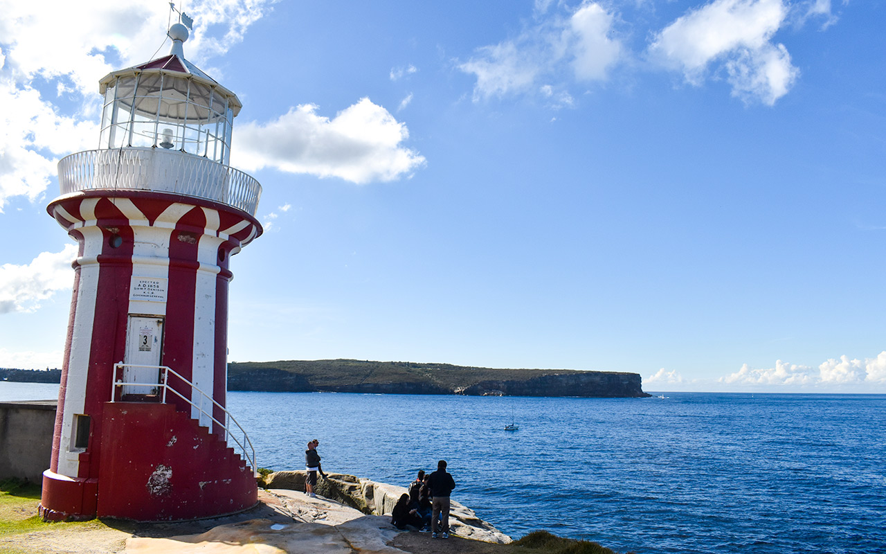 Hornby Lighthouse marks the entrance of Sydney Harbour at South Head