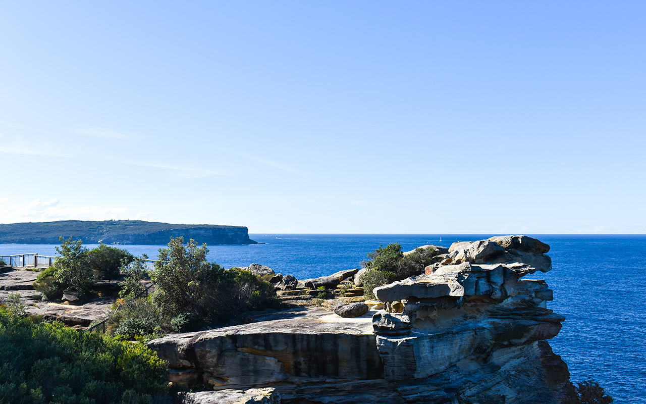 At Sydney South Head, you can see North Head from the Gap