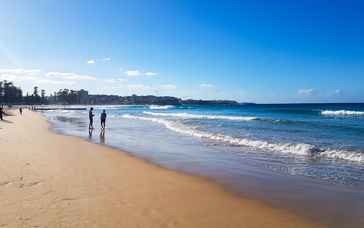 Manly is a very famous beautiful Sydney beach