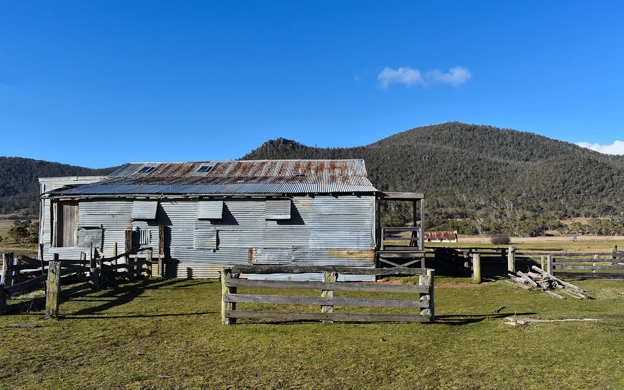 The shearing shed in the Namadgi National Park is quite well preserved