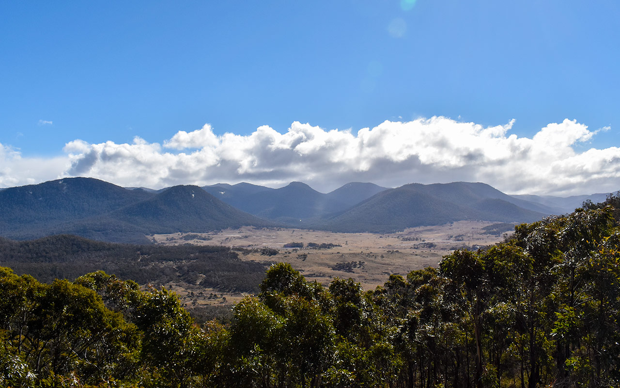 Hospital Hill Lookout in the Namadgi National Park gives you an idea of the scale