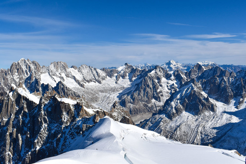 The Most Beautiful Panorama of The French Alps