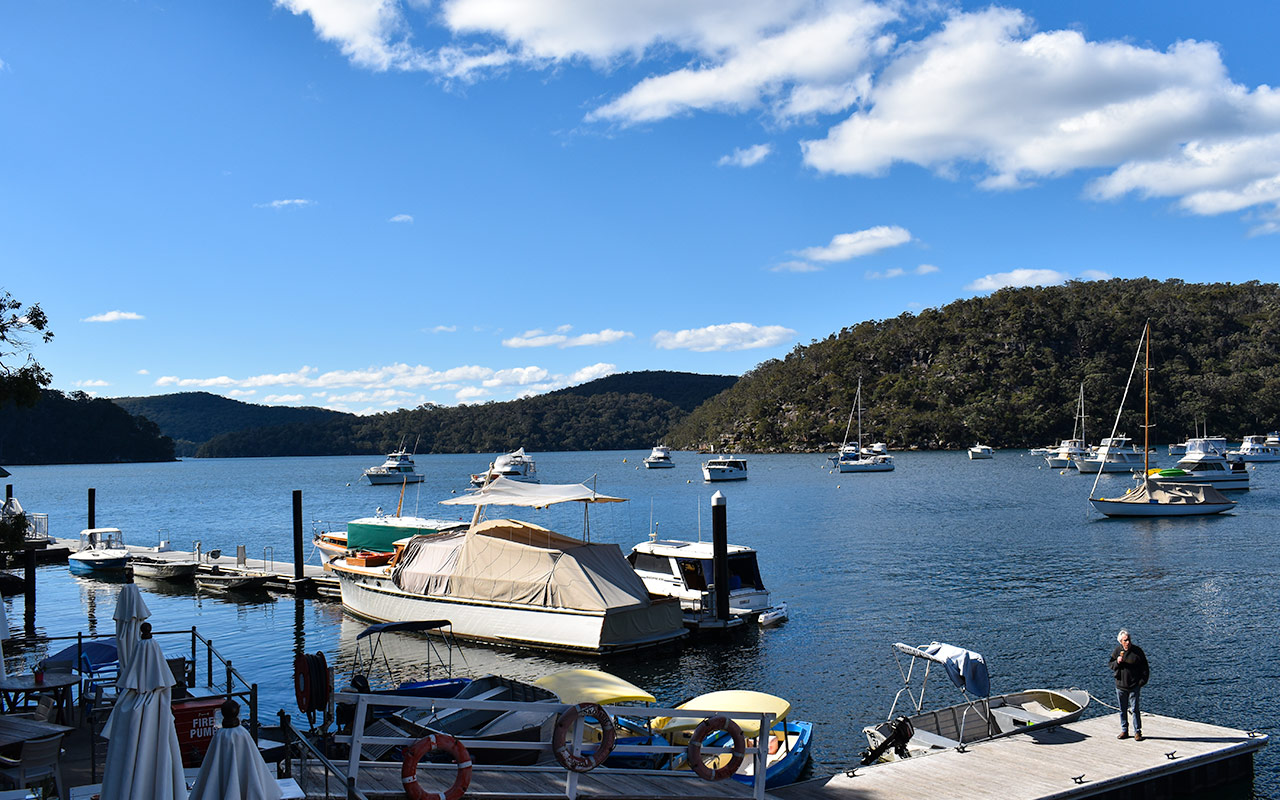 Cottage Point is where the boating community gathers near West Head Lookout