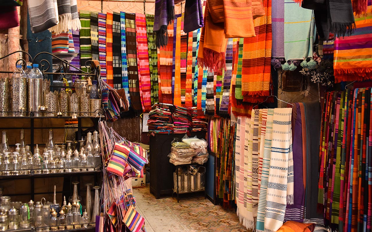 Textiles are high on my Morocco shopping guide