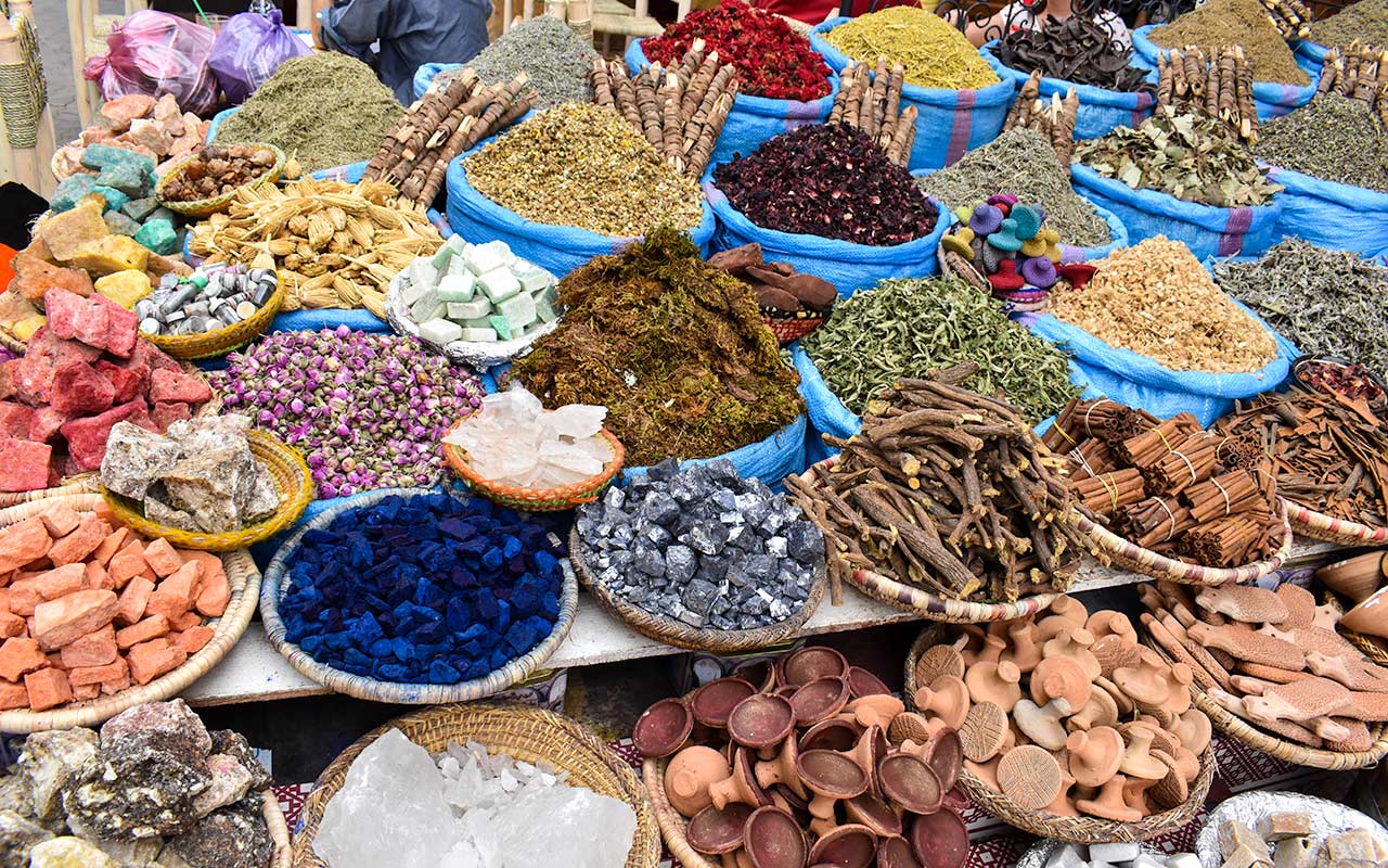 Spices are such fun to shop for in Morocco
