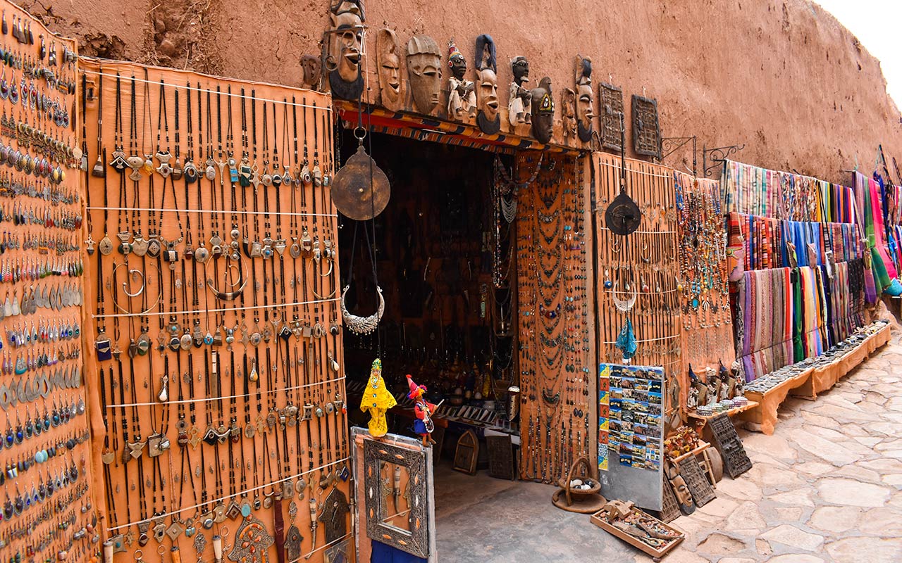 Ait Benhaddou is a place where you need to do some haggling in Morocco