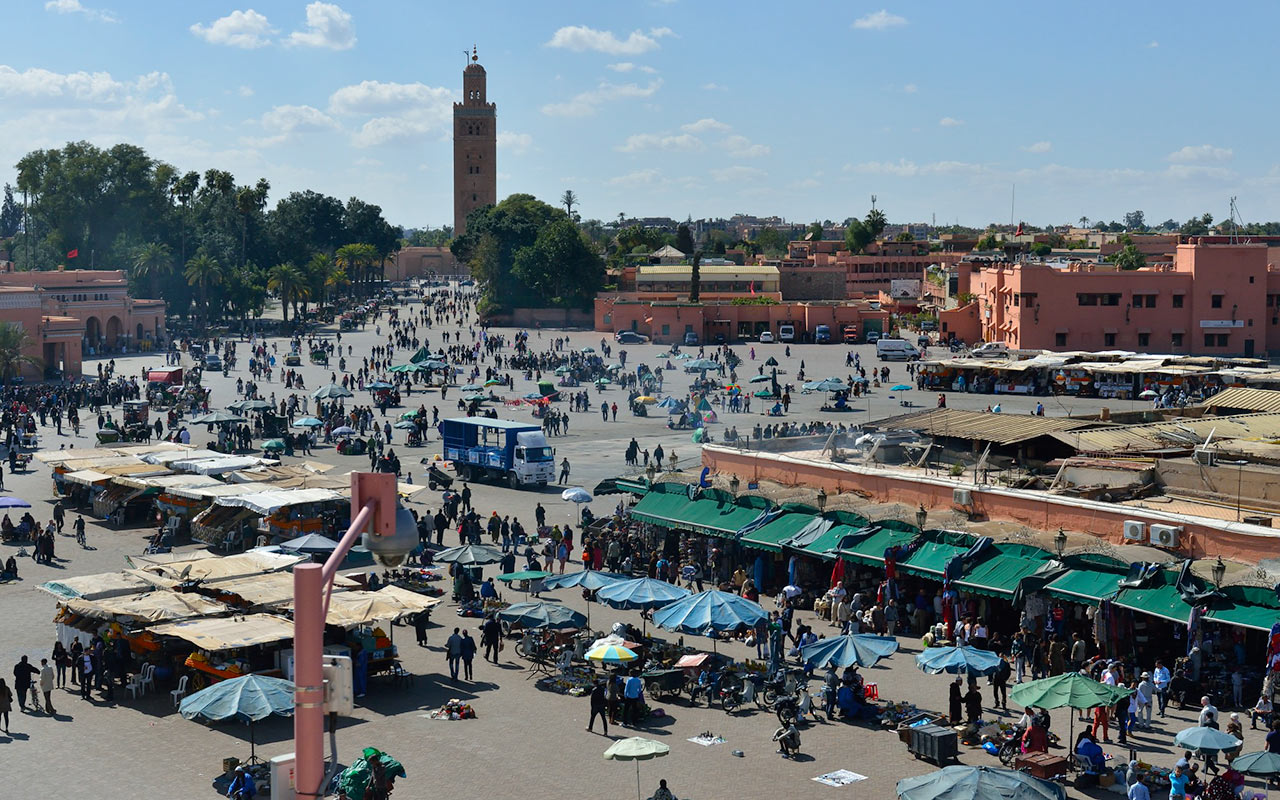 Jamaa-El-Fna and the Koutoubia are one of the first things to do in Marrakech