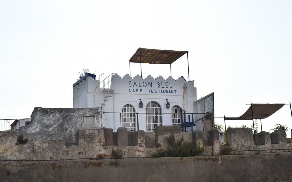 The Salon Bleu is a charming cafe in Tangier