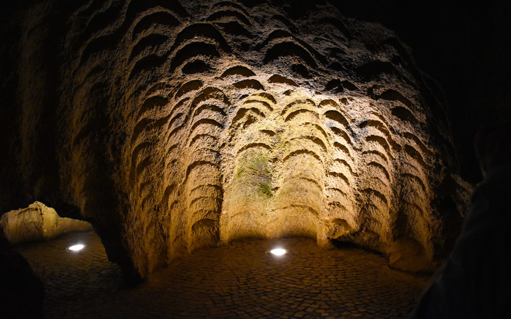 The Caves of Hercules are cool and dark