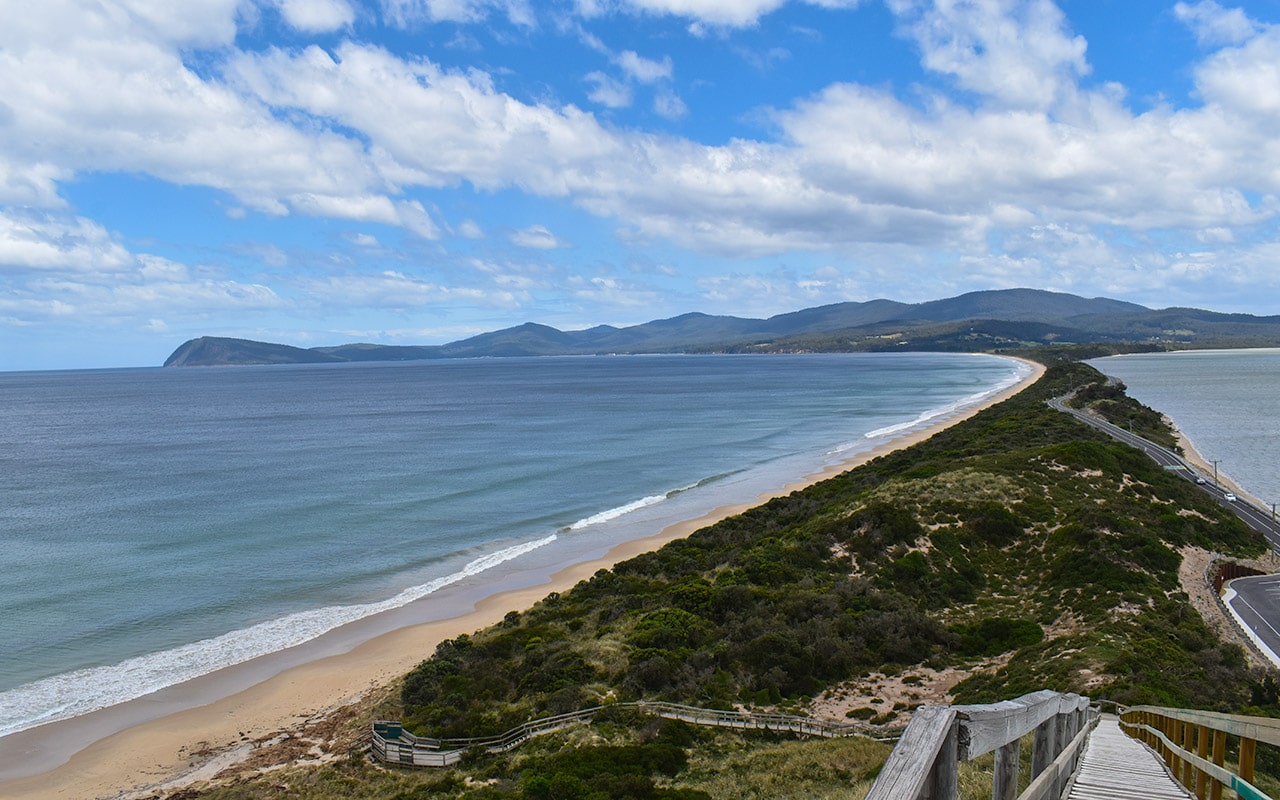 This view of the Neck at Bruny Island is one of the best in Tasmania