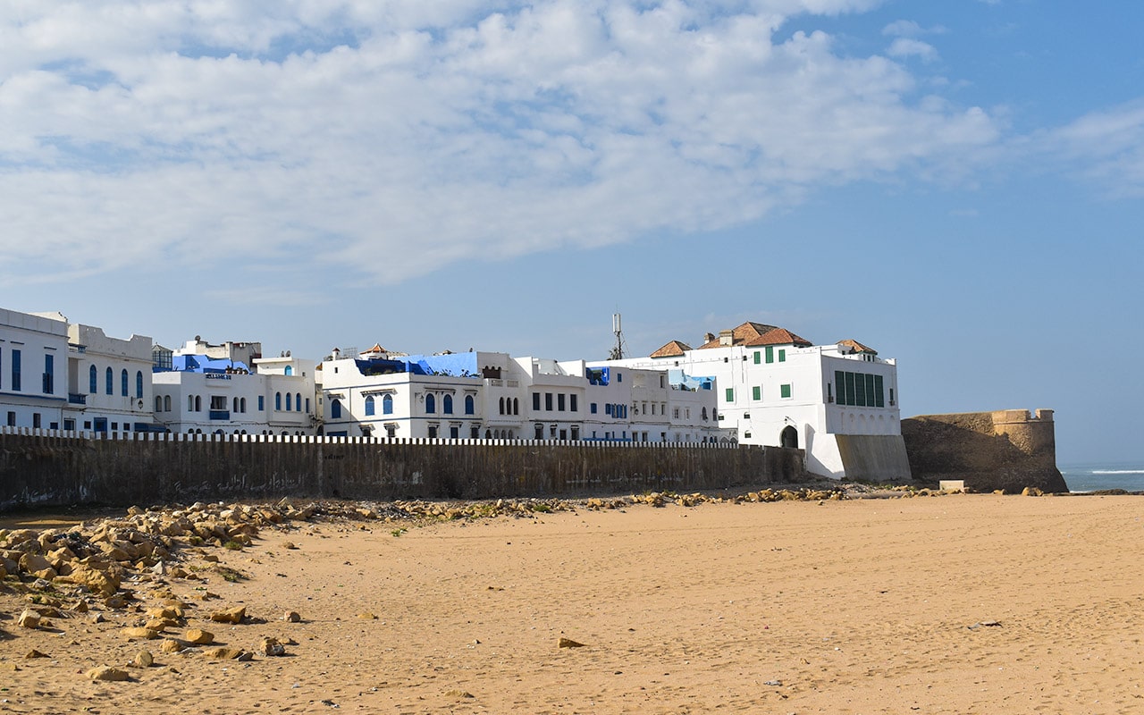 The Portuguese ramparts at Asilah proudly face the Morocco Atlantic Coast