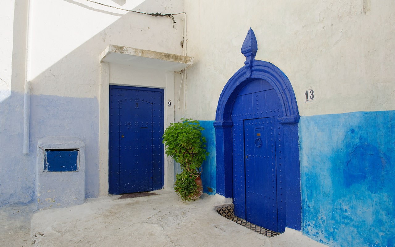 The Oudayas Kasbah is a charming and secluded spot on the Morocco Atlantic Coast