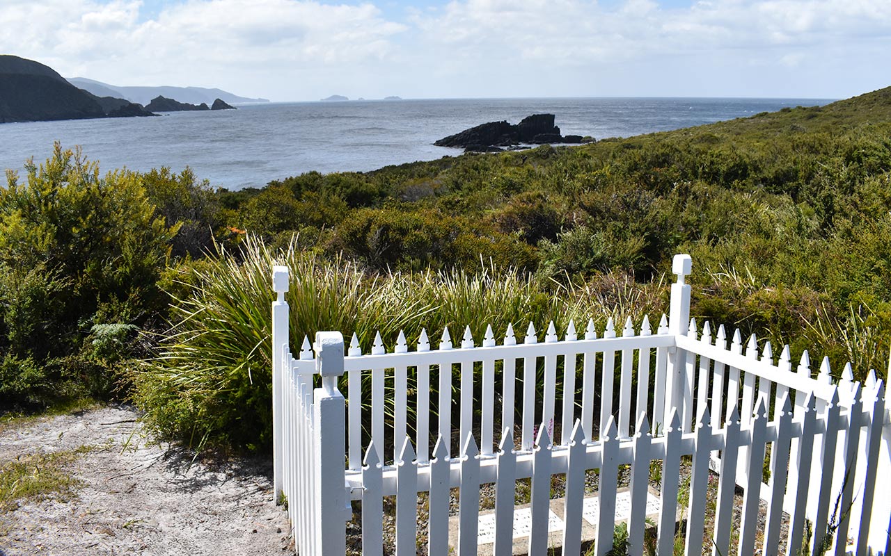 The Children's Tombs at Cape Bruny Lighthouse were discovered a few decades ago