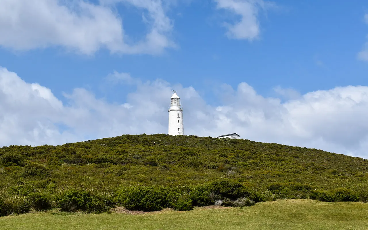 The Bruny Island Lighthouse is out of commission but still functional today
