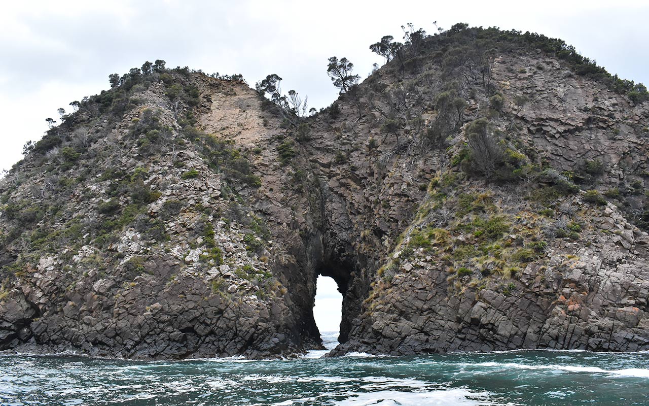 The Arched Island is a sight to behold when you visit the island