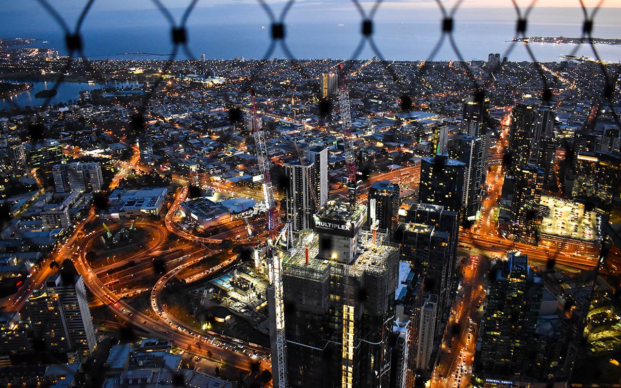 This view from the Eureka Skydeck is worth spending 2 days in Melbourne