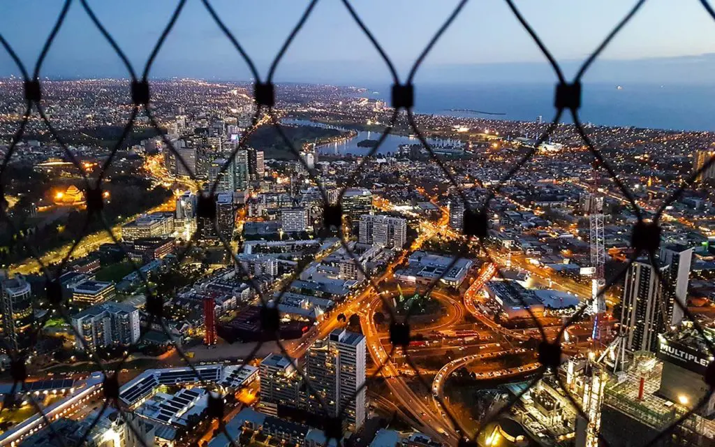 The view from the Eureka Tower is a Melbourne highlight