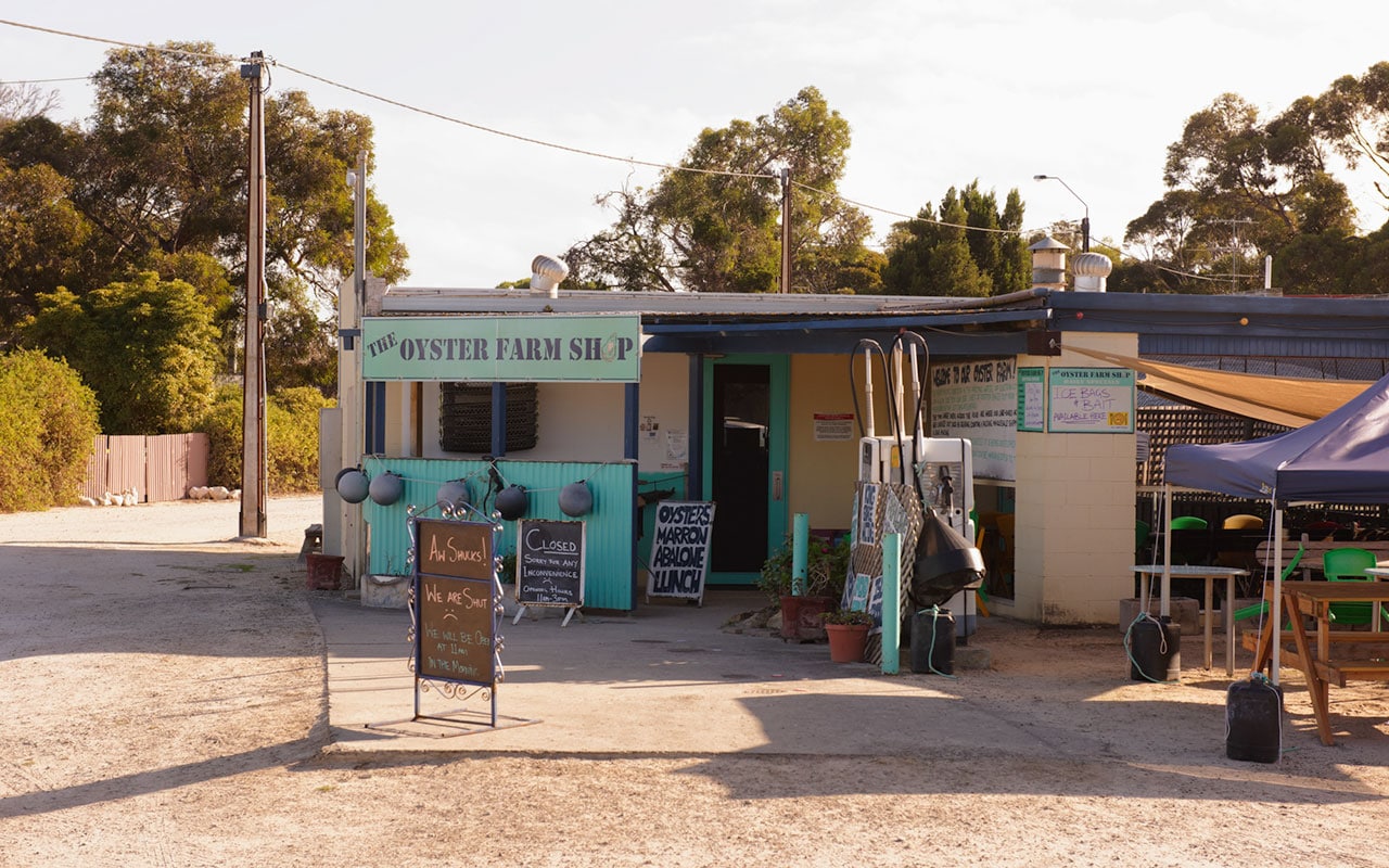 Oysters are on the menu in Kangaroo Island