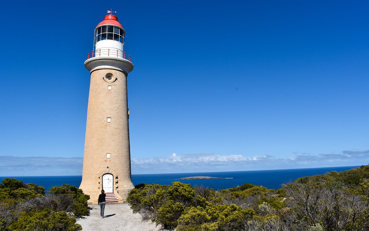 Travel to Kangaroo Island to see the Cape du Couedic Lighthouse
