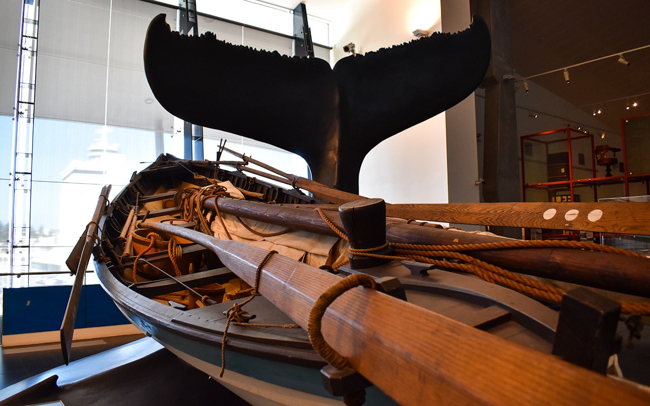 This whaling boat is on display at the Maritime Museum in Fremantle