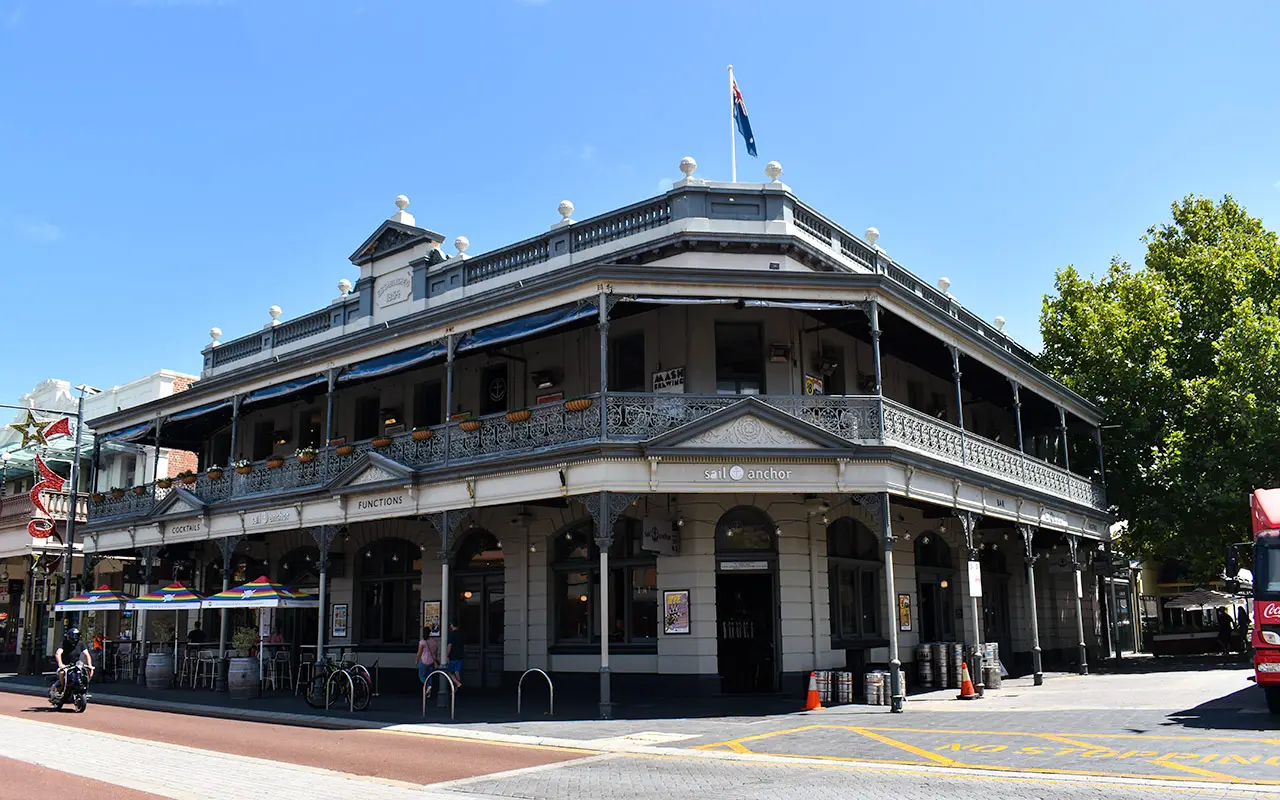 Roam down Capuccino Strip in Fremantle on a weekend trip  from Perth