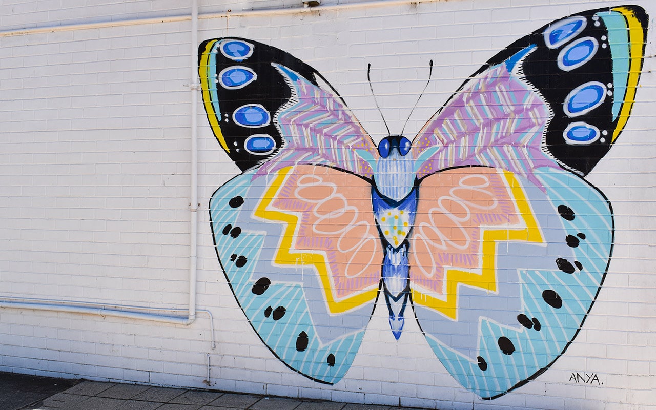 Does this mural give you butterflies?