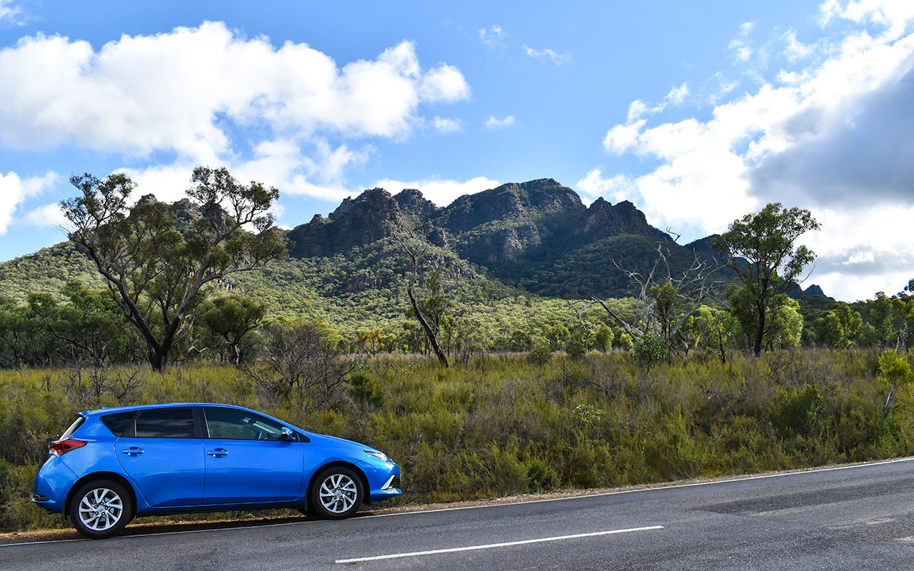 Driving solo in the Grampians National Park