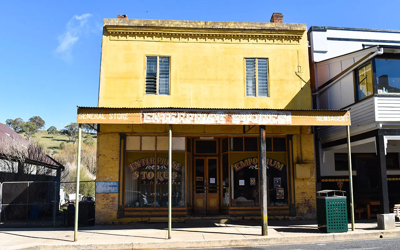 Some shops in Carcoar are quite well preserved
