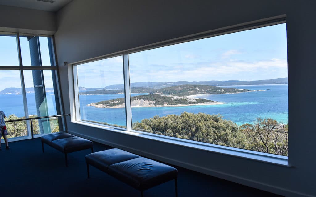 The views over King George Sound from the ANZAC centre are beautiful