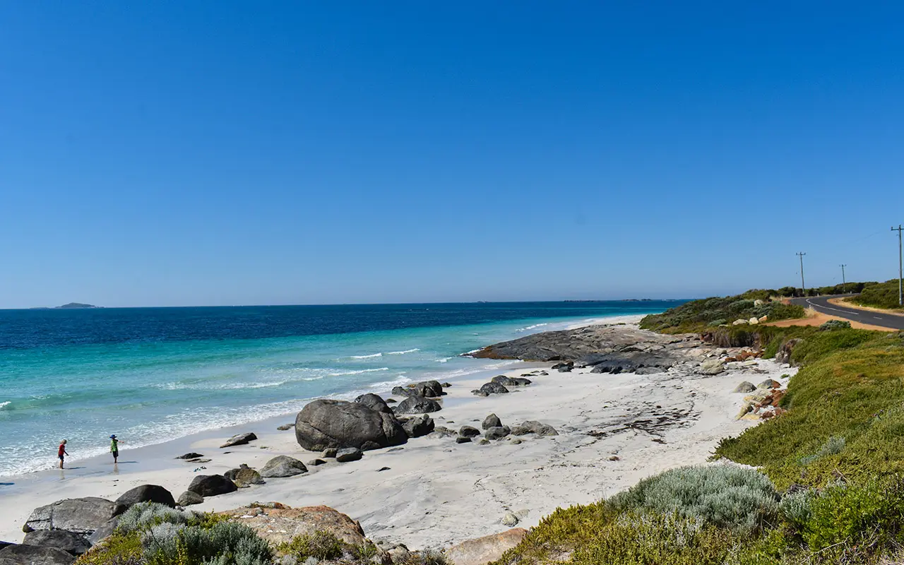 Augusta is on the coast of Western Australia