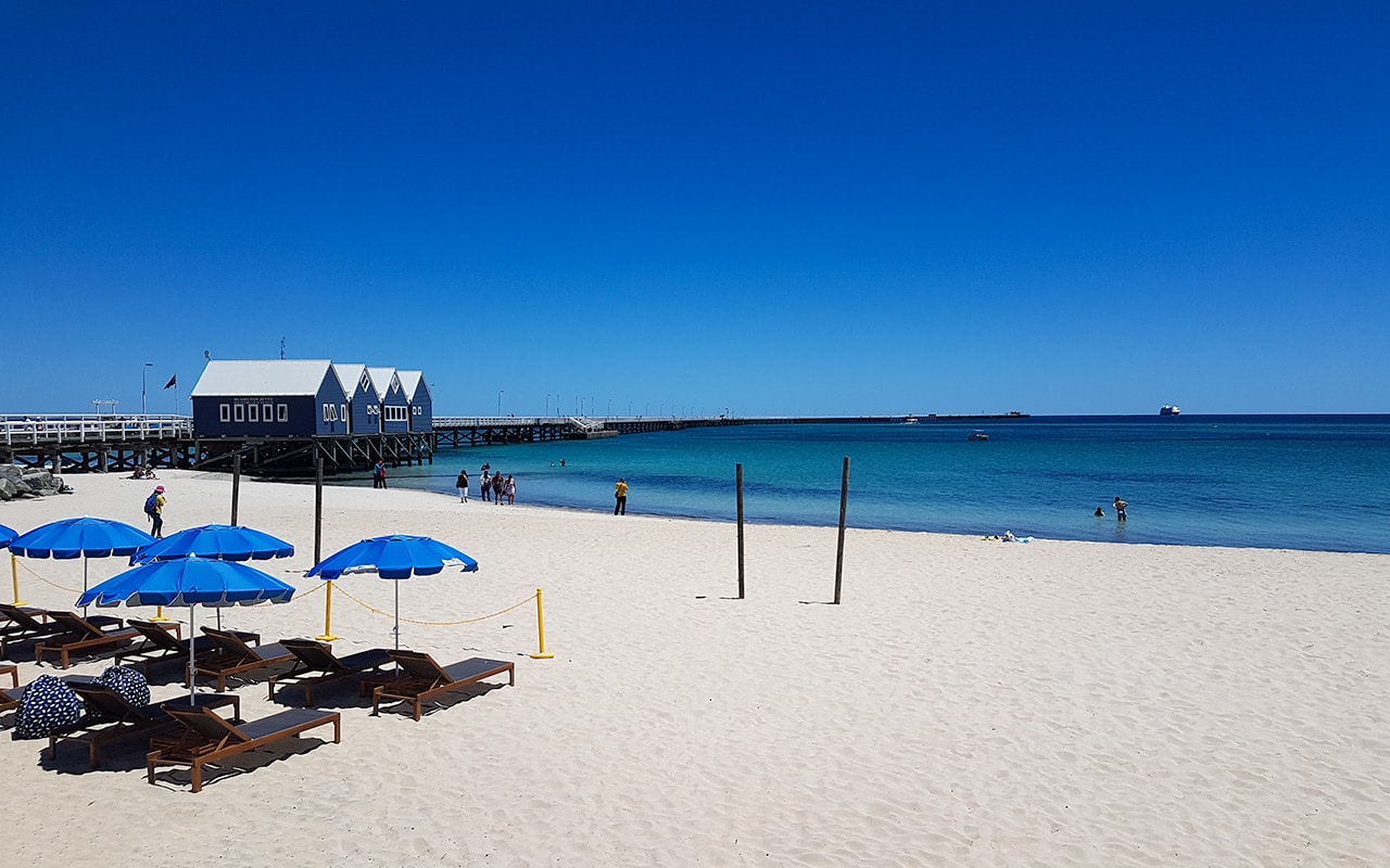 Relax on the beach at Busselton