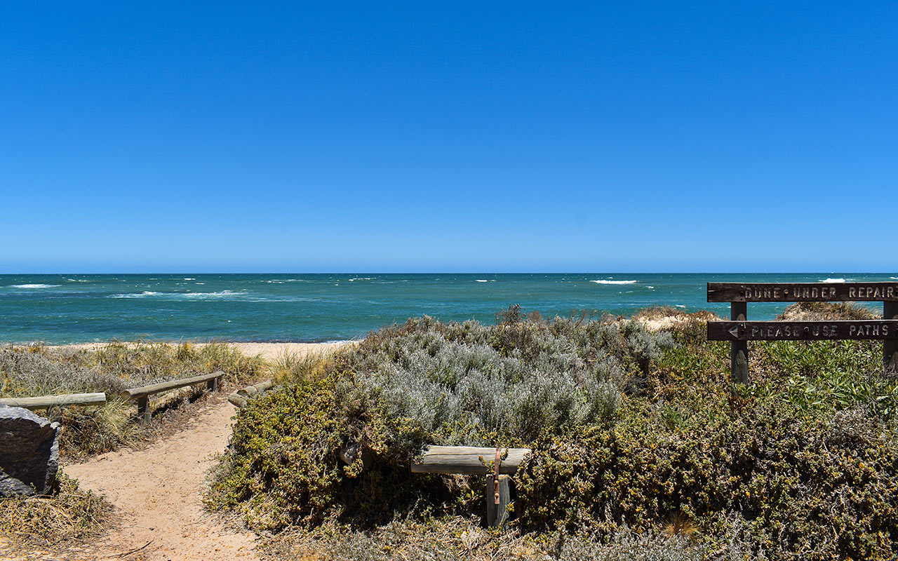 Dongara is a small historical town with a pretty beach