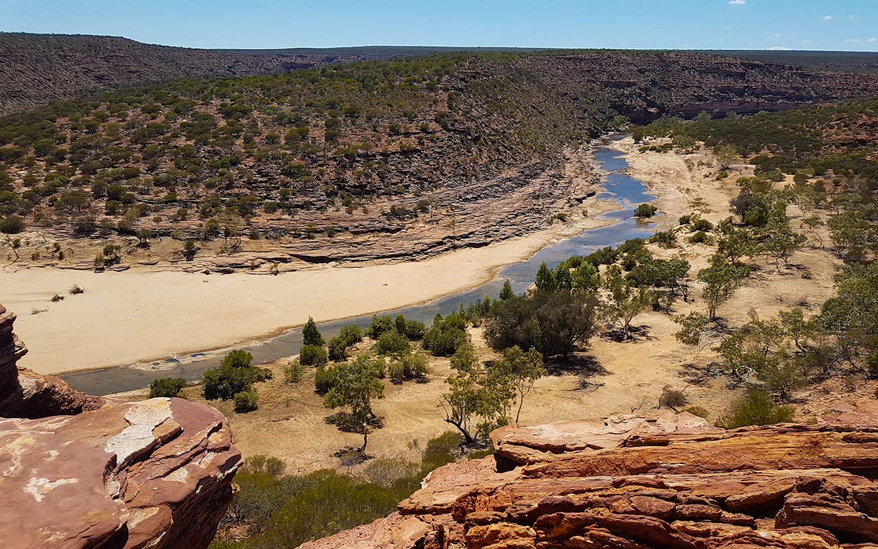 Admire the force of nature at the Kalbarri National Park
