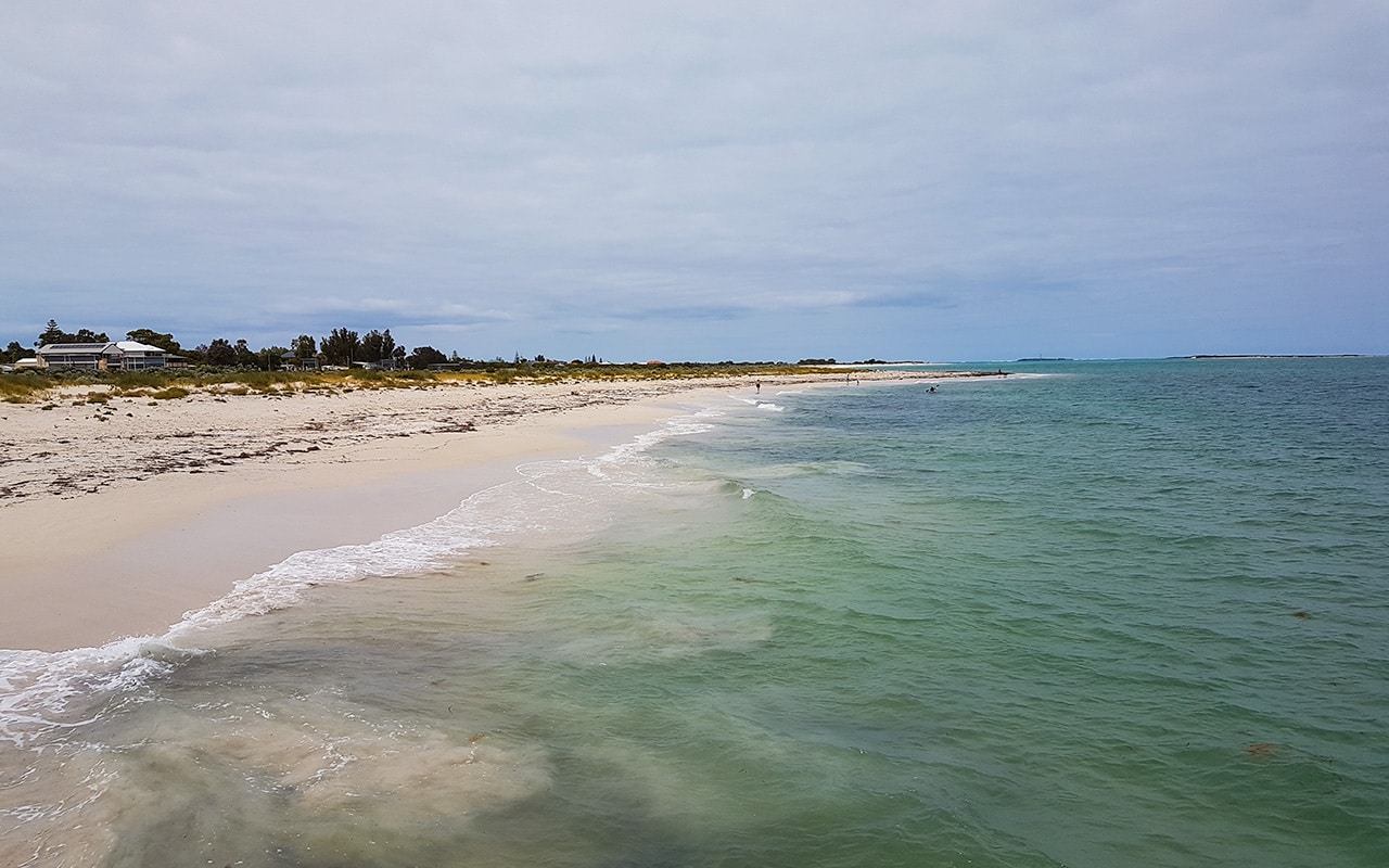 The weather was a bit ominous at Lancelin