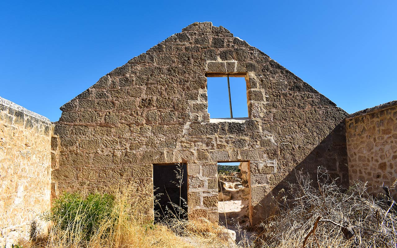 The Lynton Convict Depot is mostly in ruins